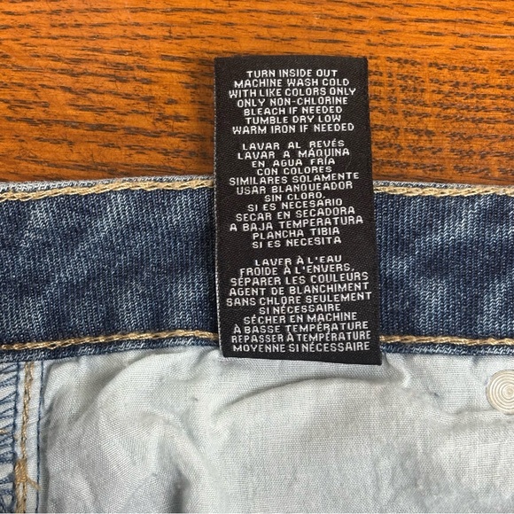 BBJ Los Angeles Leopard Trim Denim Skirt Womens Size M - Picture 7 of 7